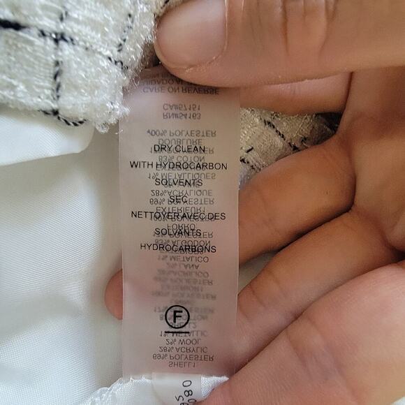 Karl Lagerfield Tweed Boucle Shift Career Business Sleeveless Work Sheath Dress - Picture 10 of 13